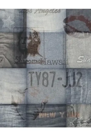 Lage Kosten Dutch Wallcoverings Exposed Warehouse Vliesbehang Amerika/Jeans EW2202